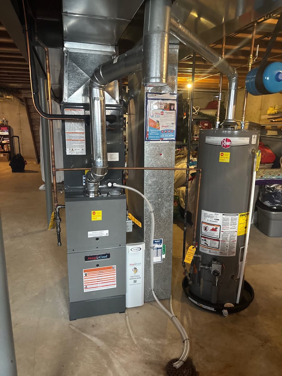 heating maintenance and furnace setup
